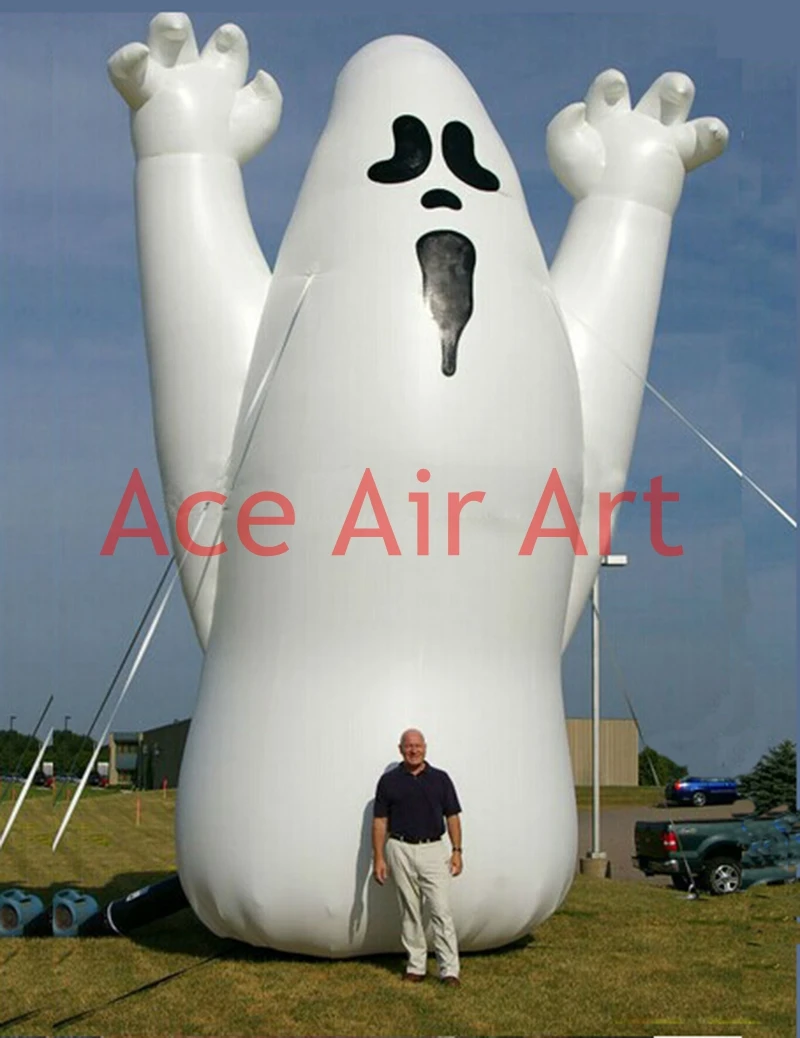 

oxford fabric air blown outdoor giant decoration inflatable Halloween ghost