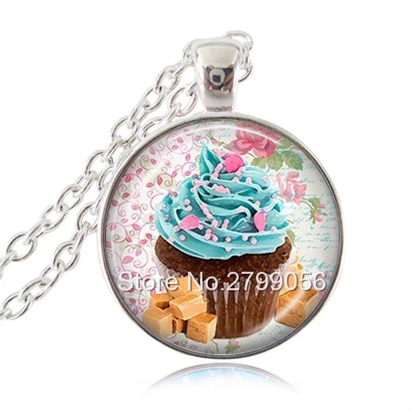Милая подвеска с кексом маленький леденец кулон сладкий десерт художественное