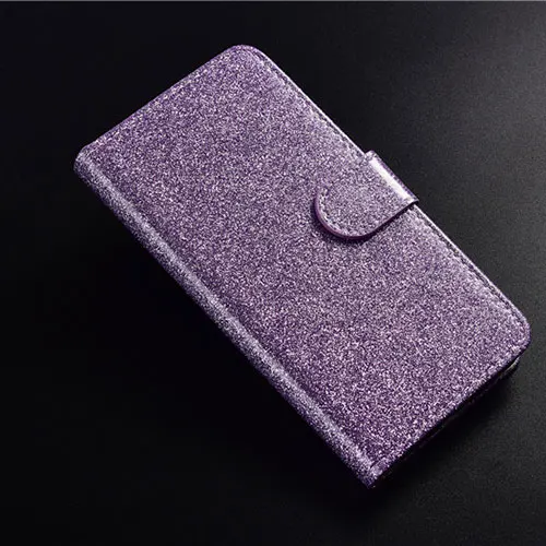 Purple Чехол для Meizu U10 U20 pro 7 M5s M6S M6 M6T M6S Примечание роскошный модный, с украшениями в виде бриллиантов блеск Флип кожаный кожух, чехол для мобильного телефона - Цвет: Purple