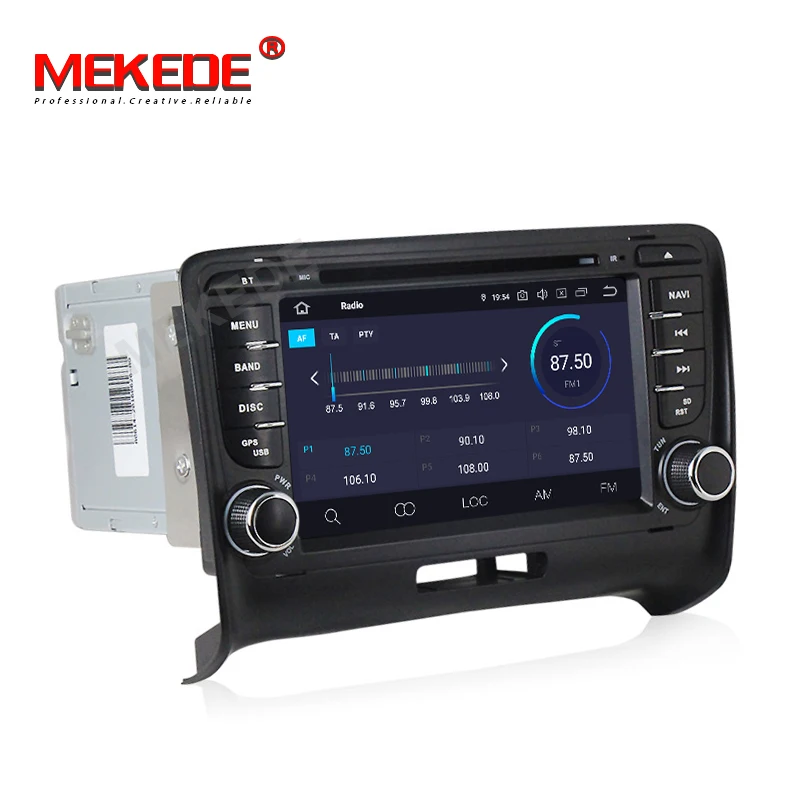 Автомобильный dvd плеер MEKEDE IPS 2 din Android 9 0 радио стерео GPS навигация для Audi TT MK2 2006 2012