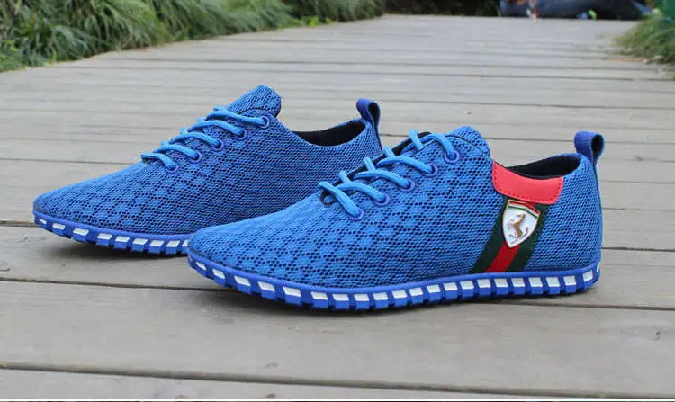 Sycatree Male Leather Casual Shoes for Men Canvas Shoes Outdoor Sneakers Air Mesh Flats Breathable Brand Shoes Plus Size 46