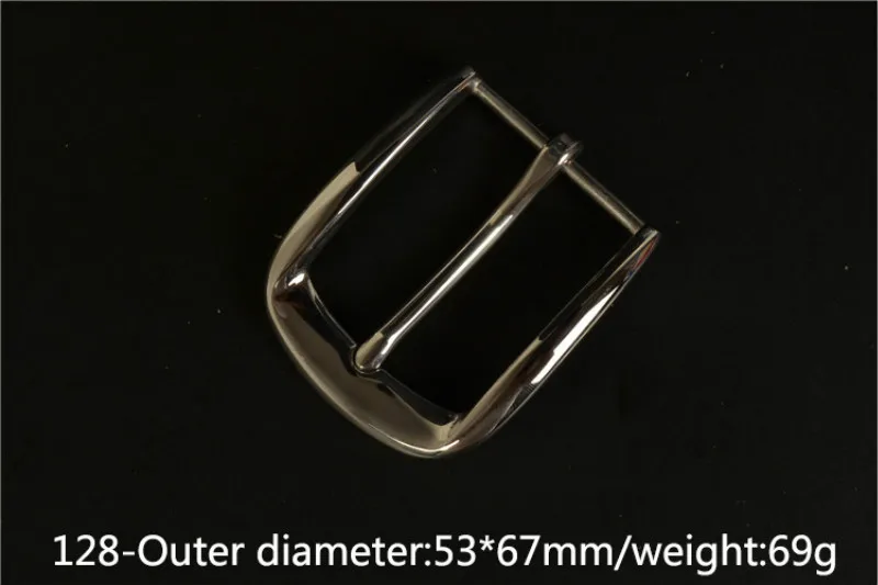 Meetee 1pc 40mm High-grade Stainless Steel Belt Buckles Metal Mirror Pin Buckle DIY Leather Craft Jeans Decor Accessory BD532 | Дом и сад