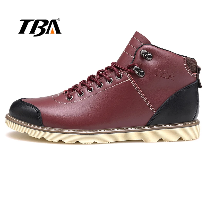 TBA Новый Походные Ботинки Мужчины Осенью И Зимой Прогулки Водонепроницаемый Кожа