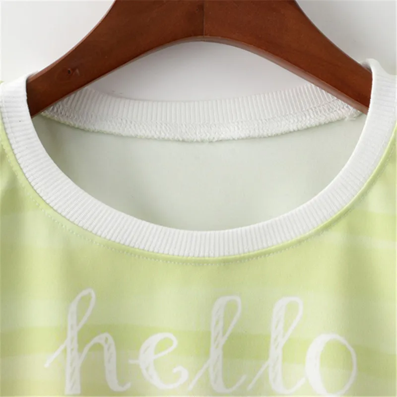 New Harajuku Women T-shirt Hello Summer &amp Watermelon Print Women's Shirts Kawaii Casual Fashion Short Tops Female | Женская