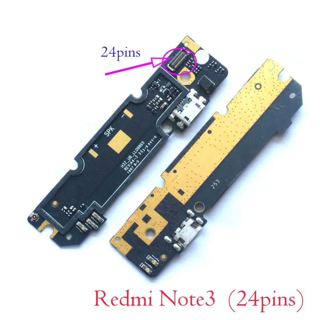 Микрофонный модуль+ USB плата с зарядным портом, гибкий кабель, соединительные части для Xiaomi Redmi Note 3 Pro Redmi Note3