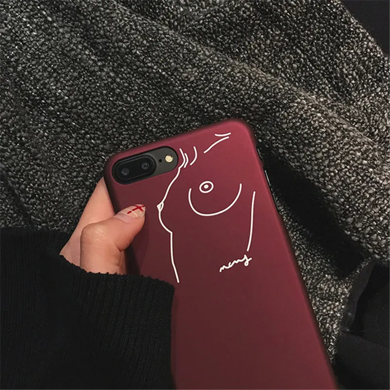 Чехол для Телефона iphone X XS MAX XR простой сексуальный мягкий защитный чехол 6 6s 7 8