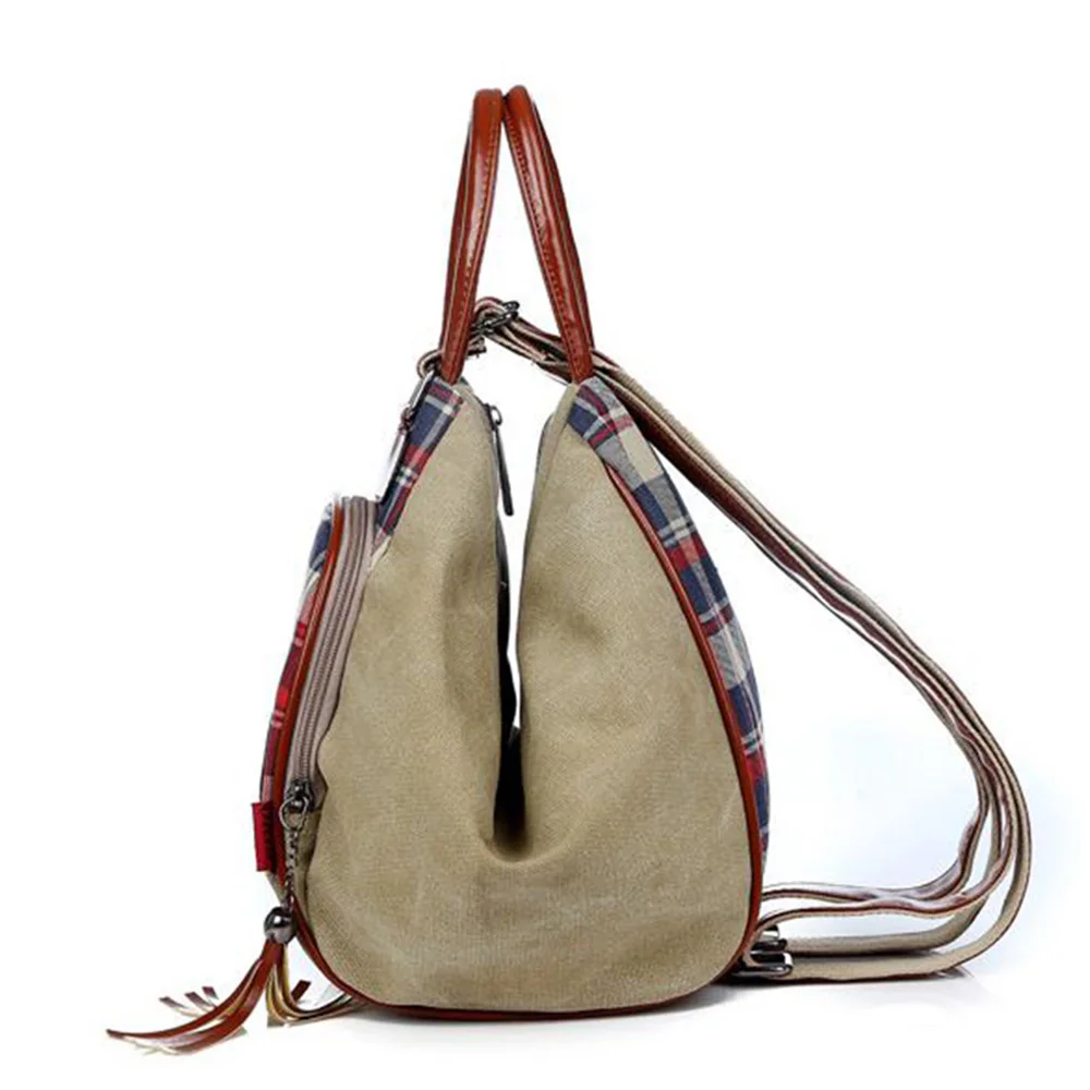 ORIS модные женские туфли сумки повседневные парусиновые плед одного плеча сумка