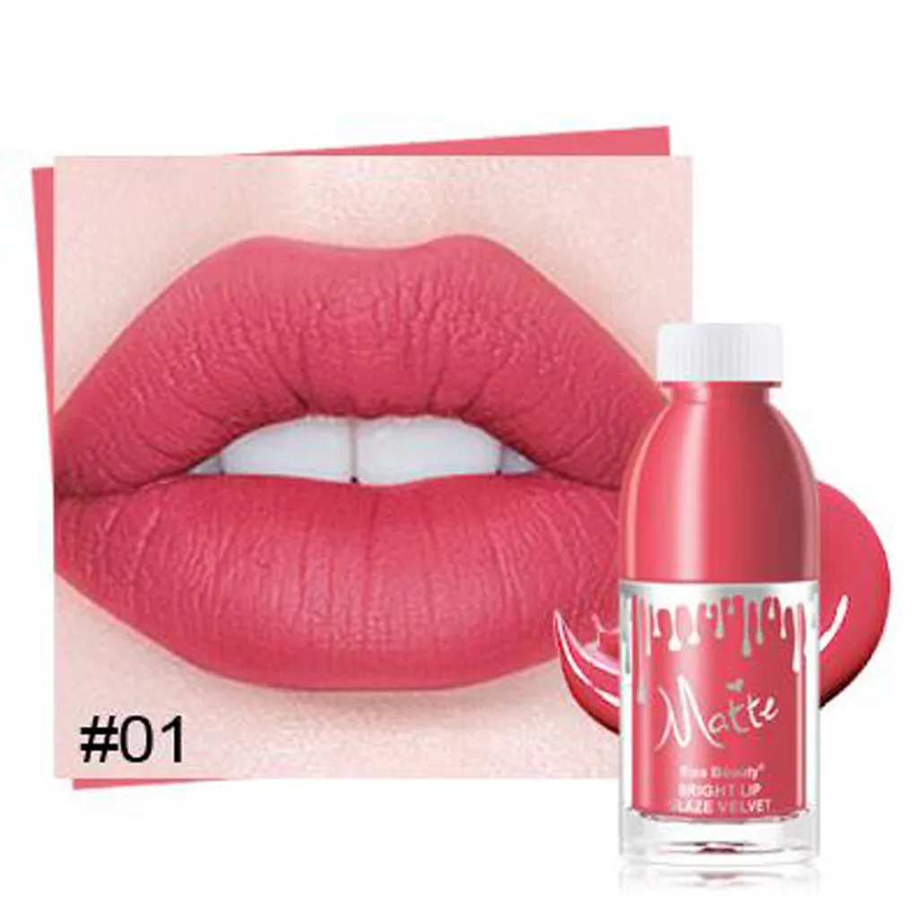 Тупой блеск для губ Студенческая увлажняющая краска жидкая 12 видов цветов