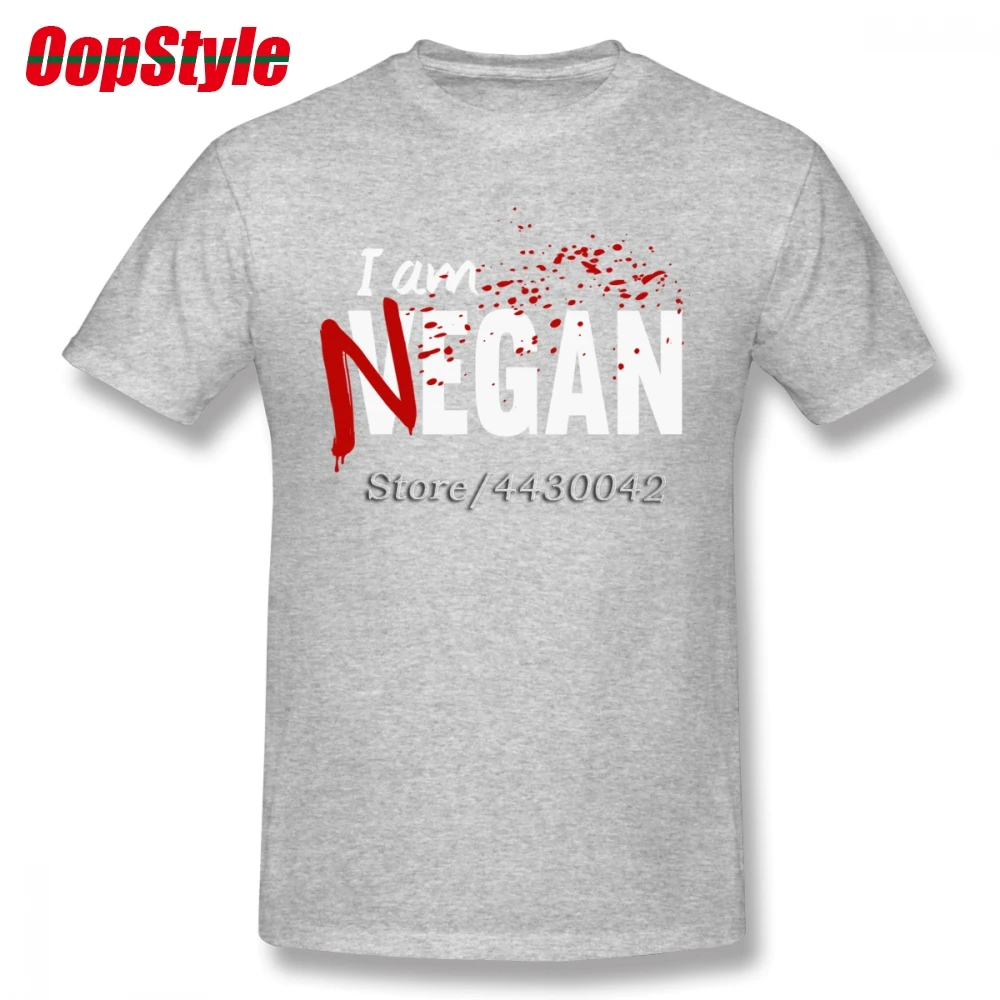 Мужская футболка с коротким рукавом I'm Negan Walking Dead хлопковая Футболка большого
