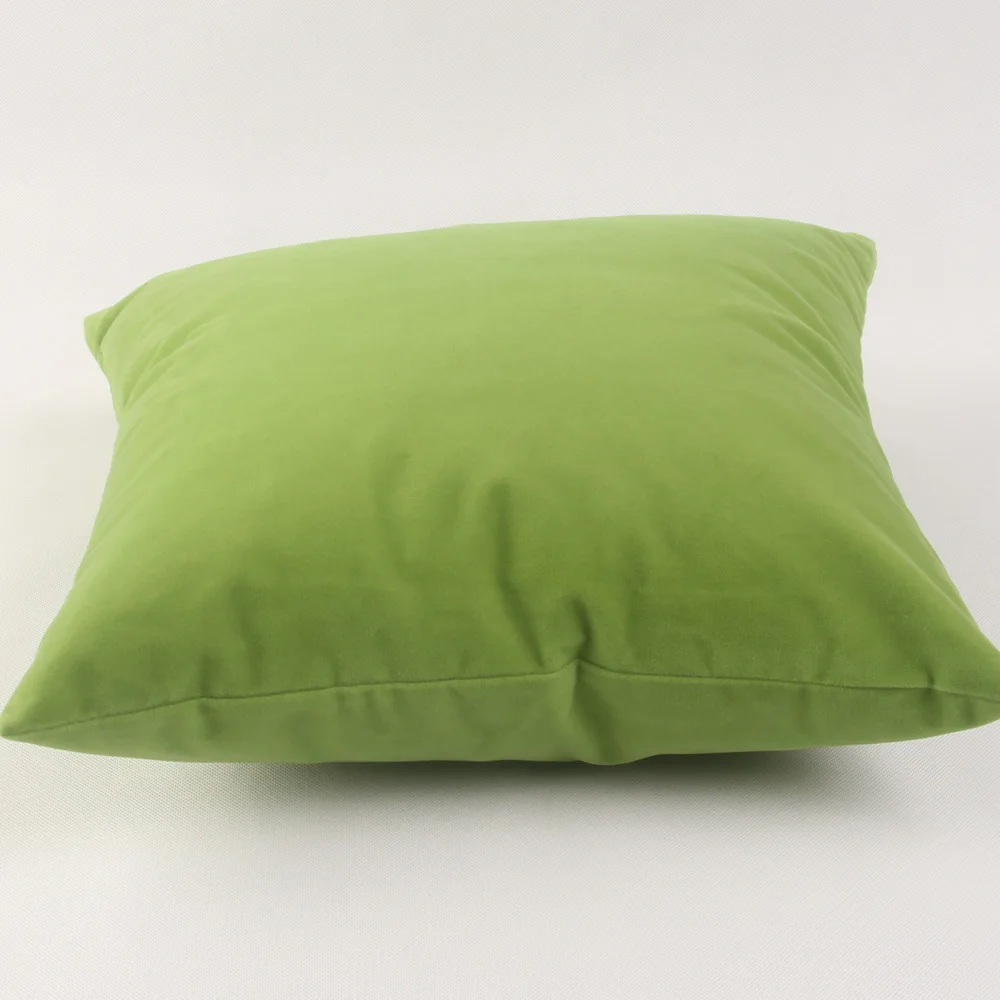 Наволочка квадратная однотонная желтая/красная для украшения дома/офиса | Дом и