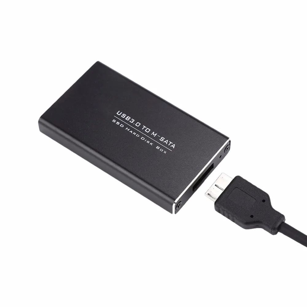 Жесткий диск с USB 3 0 на MSATA SSD Твердотельный накопитель адаптер для жесткого диска
