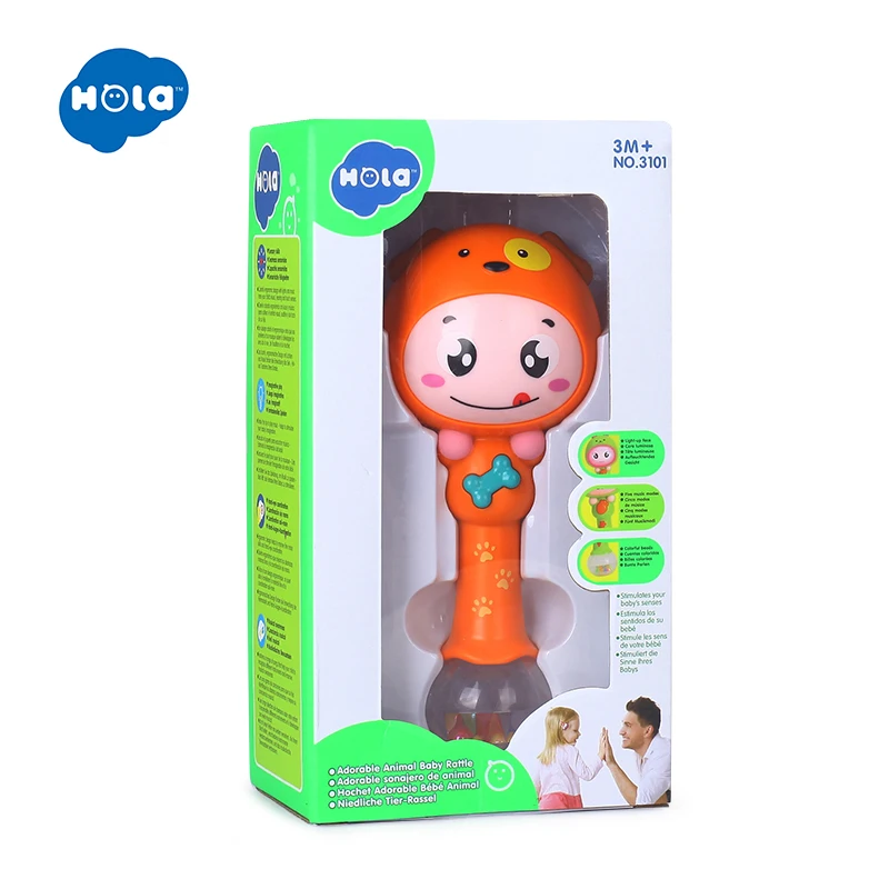 HOLA 3101, Детский шейкер, песок, молоток, игрушка, динамический ритм, палочка, детские погремушки, детские музыкальные, вечерние, музыкальные инструменты, игрушки