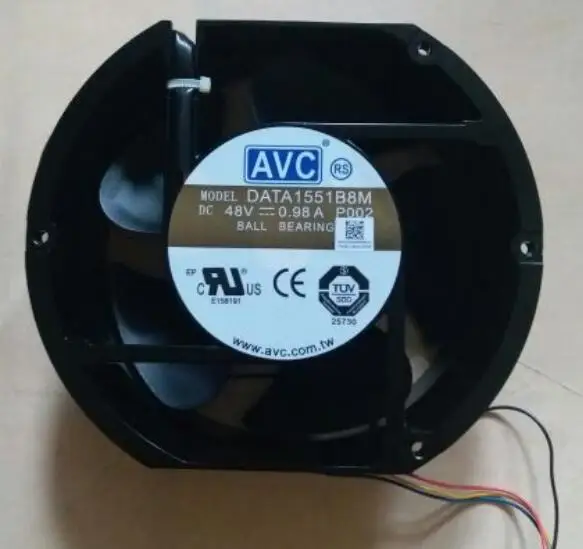 Вентилятор с 4 проводами DATA1551B8M 48 В 17251 А