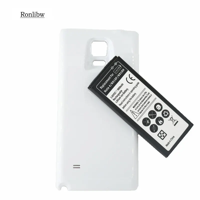 Аккумулятор Ronlibw 6800 мАч сменный для Samsung Galaxy Note 4 Note4 N910H N910A N910C N910U N910F N910X