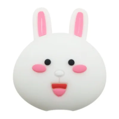 rabbit Прекрасный мультфильм зарядное устройство для сматывания кабеля защитный чехол Saver 8 Pin линия передачи данных протектор наушников шнур защиты рукава провода крышка - Цвет: rabbit