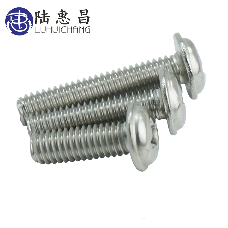 Luhuichang M3 * 6 сковорода электронная 304 нержавеющая сталь крестообразная винты с