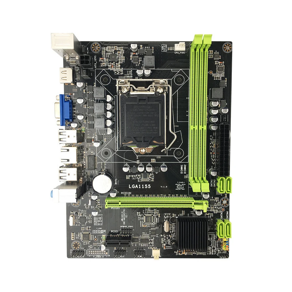 Jingsha H61 материнская плата LGA 1155 M-ATX LGA1155 материнская плата DDR3 Материнская плата Core i5 3330 cpu 32 ГБ для ПК компьютера