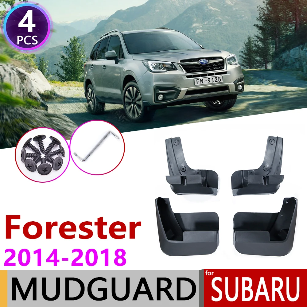 Автомобиль спереди и сзади Mudplap для Subaru Forester SJ~ щитки, брызговики брызговик ЛОСКУТ аксессуары для брызговиков
