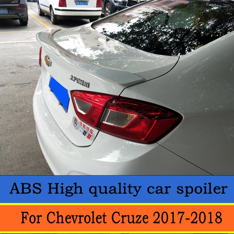 Для Chevrolet Cruze 2017 2018 спойлер высокого качества ABS Материал грунтовка или любой DIY
