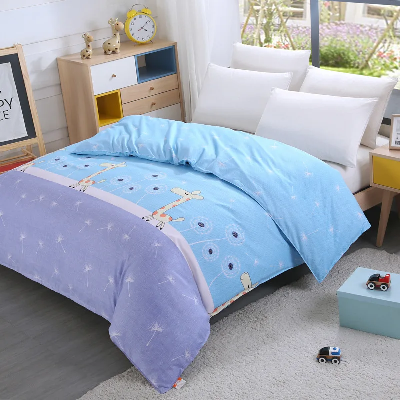 Пододеяльник 180x230 толстый мягкий хлопковый одеяло чехол постельное белье для