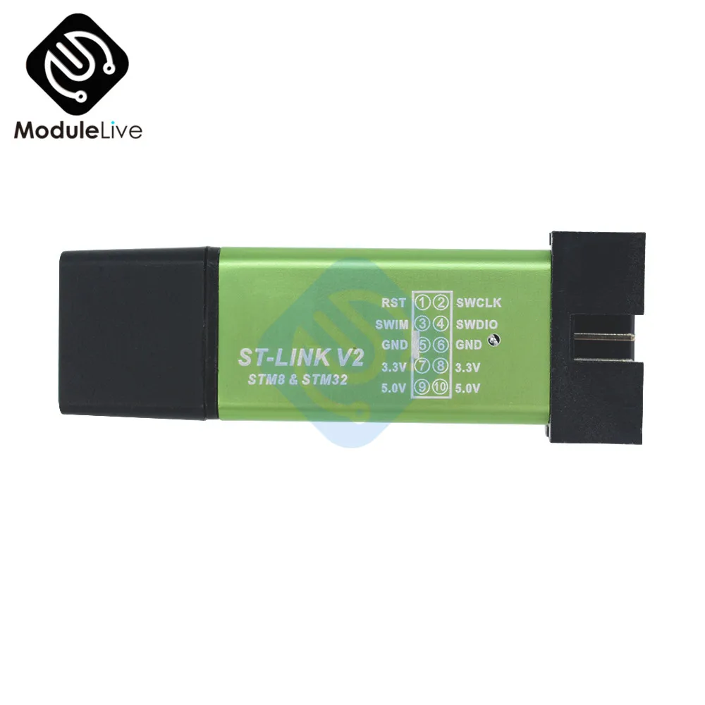 ST LINK Stlink Link V2 Mini STM8STM32 симулятор загрузки программирования с крышкой|Детали и