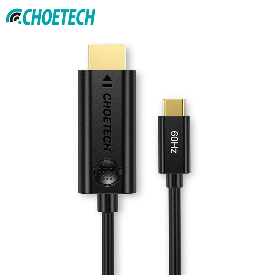 CHOETECH USB C к HDMI 4K кабель адаптер 60 Гц 6Ft usb type 1080p для 2017 2018 MacBook Pro samsung Galaxy S9 huawei| |