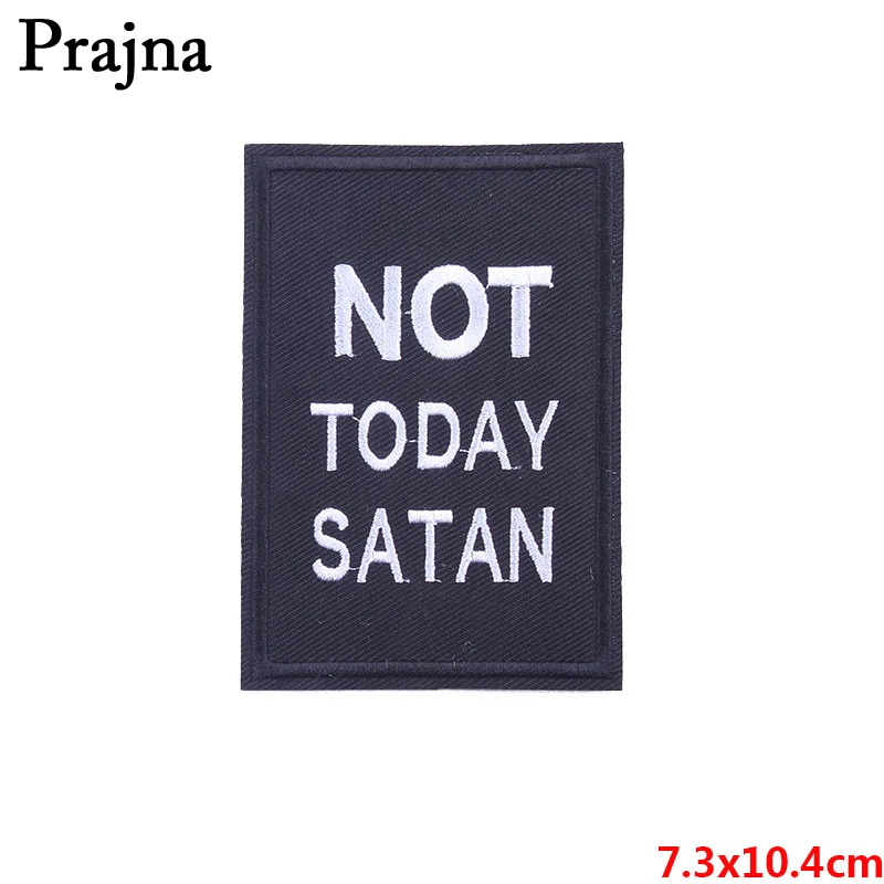 Prajna рок значок наклейки группа вышитые железные на патчи для одежды Хиппи Патч круглый знак DIY крюк петля патчи Декор F