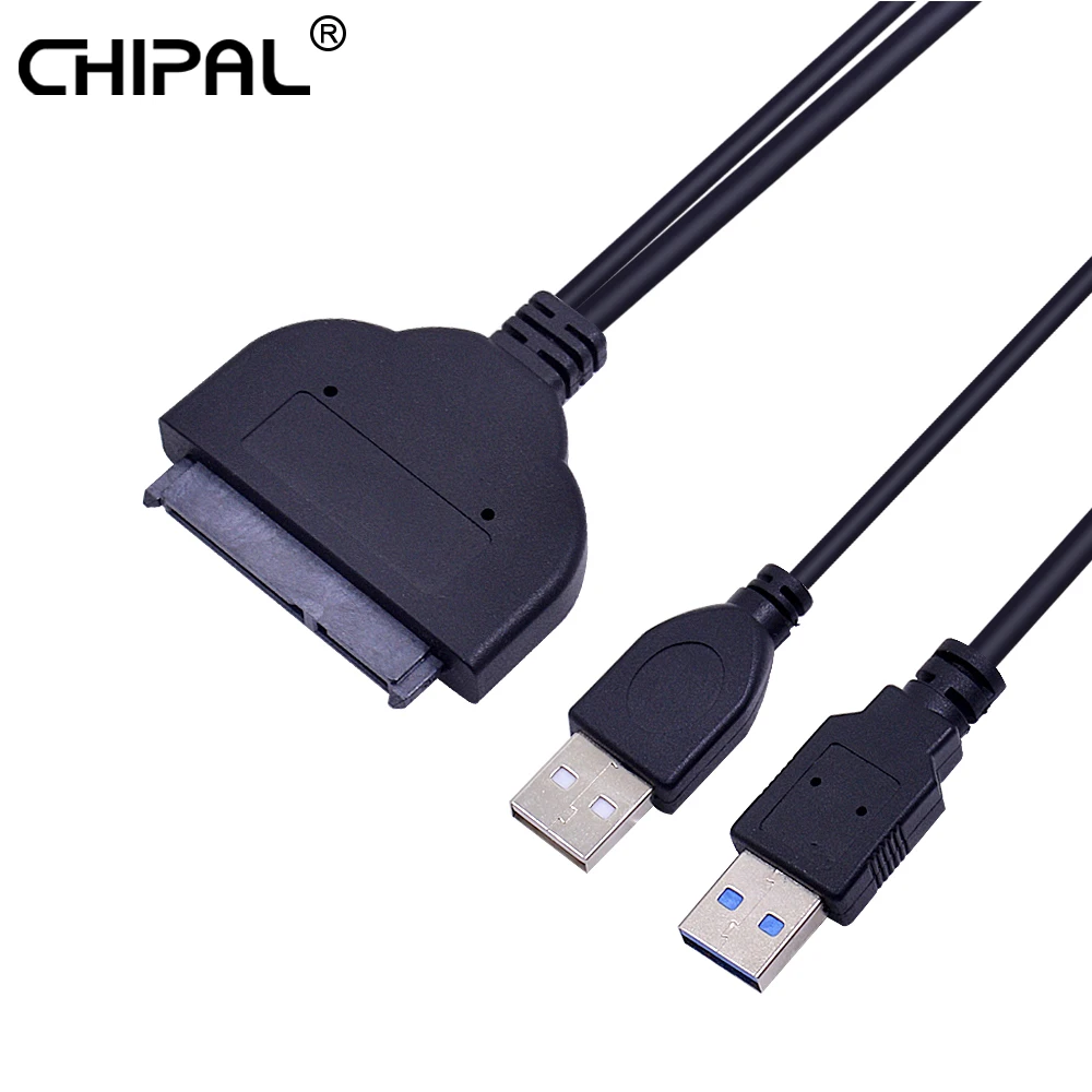 Внешний шнур питания CHIPAL USB 2 0 3 до 7 15 22Pin SATA адаптер кабель для 5 &quotSsd Hdd жесткого