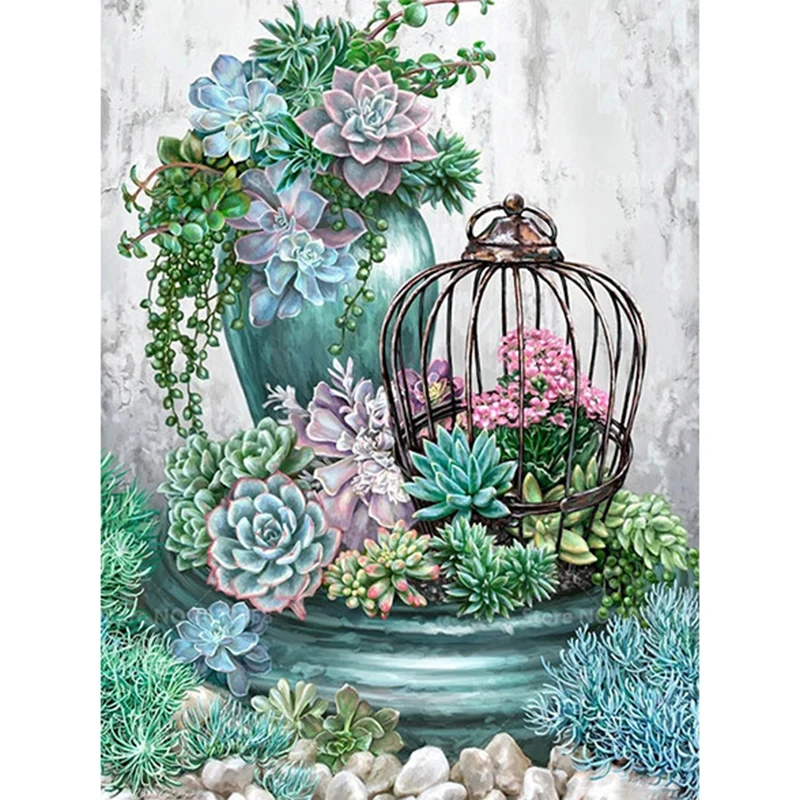 YI с блестящим брильянтовым вышивка крестом цветок алмазов картина Алмазная