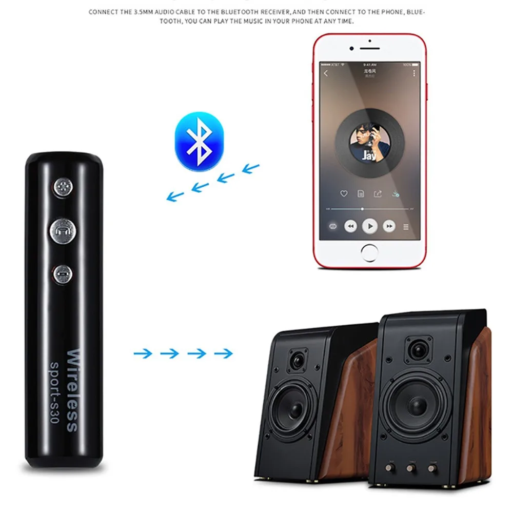 Автомобильный аудиоприемник Bluetooth 4 2 беспроводной музыкальный проигрыватель для
