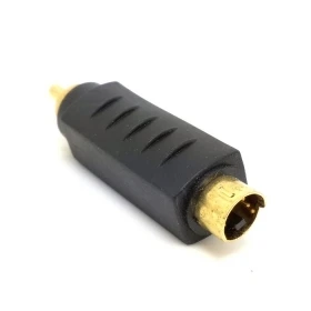 100 шт./лот S video MINI DIN 4PIN штекер AV RCA мужской аудио Удлинительный адаптер