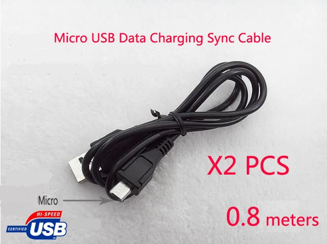 2PCS Micro USB Cable Lead Charger for Anker TC940 Ultra-Thin