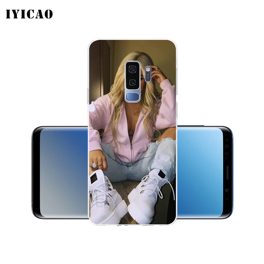IYICAO Latin singer Karol G Soft Silicone Phone Case for Samsung Galaxy S10e S10 S9 S8 Plus S7 Edge TPU Cover | Мобильные телефоны