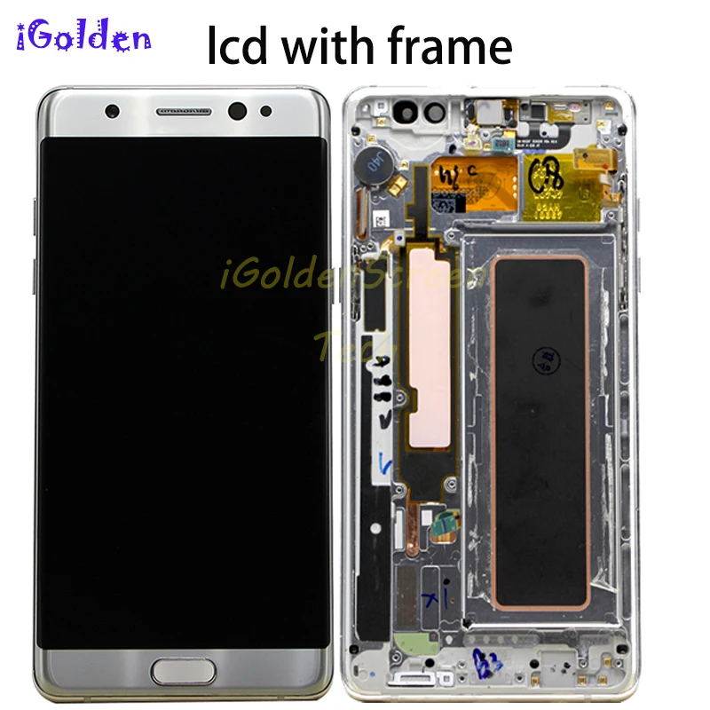 Super AMOLED для samsung Note Fan Edition FE Note 7 N930F N935F ЖК-дисплей сенсорный экран дигитайзер сборка для samsung Note7 ЖК-дисплей