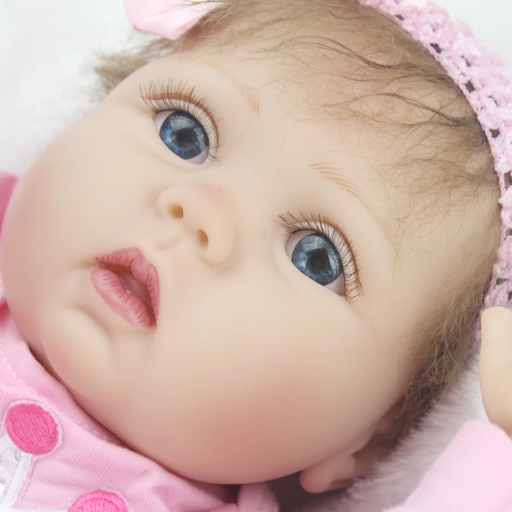NPKDOLL 55 см силиконовая кукла для новорожденных маленьких девочек уличные игрушки