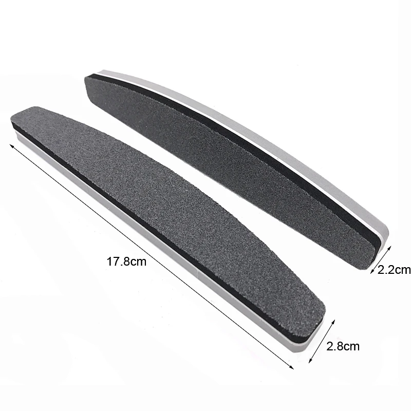Фото 10/20/50 X сильная Лима буферная пилка для ногтей черная серая шлифовальная губка акриловая 150/240 зернистый гель Para Unhas одноразовый набор файлов №3