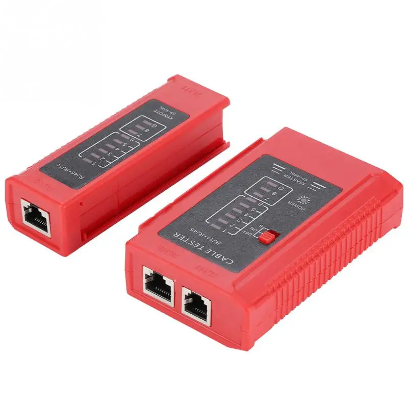 Тестер сетевого кабеля RJ45 и RJ11 инструмент для тестирования сети Ethernet LAN провода