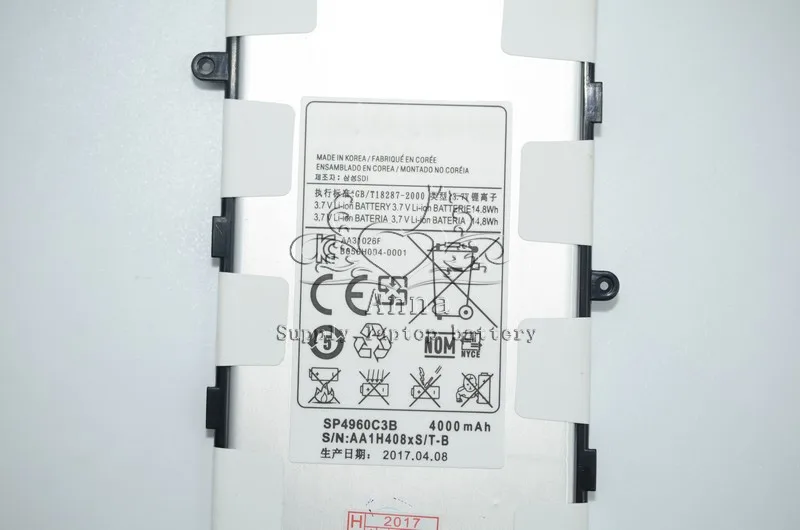 JIGU Original Battery For Samsung Galaxy Tab 2 7.0 P3100 P6200 P3110 Plus SP4960C3B (14.8Wh) 4000mAh New | Компьютеры и офис
