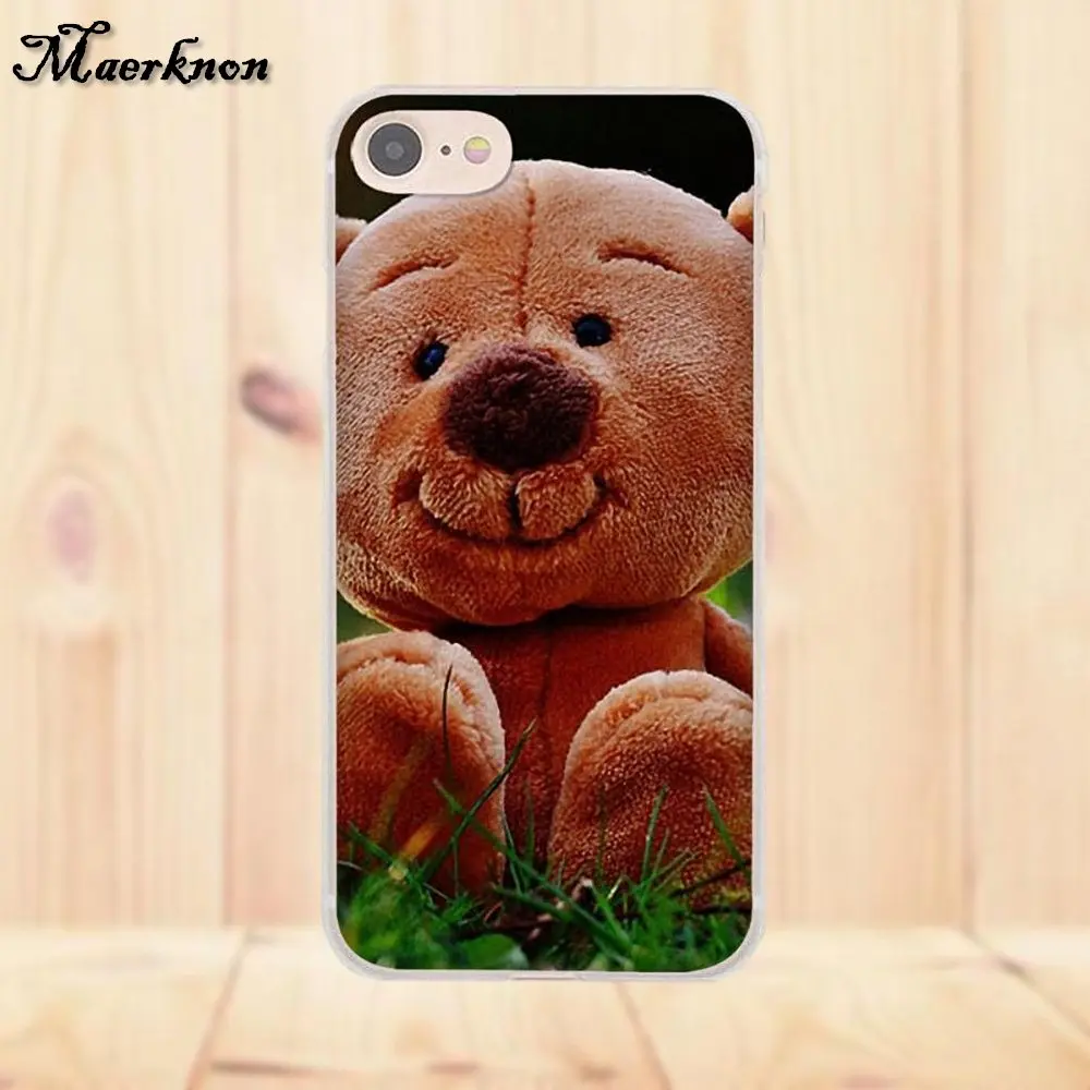 Soft TPU Phone Case Cover For Xiaomi Redmi 4 3 3S Pro Mi3 Mi4 Mi4i Mi4C Mi5 Mi5S Mi Max Note 2 Teddy Bear I Love You | Мобильные