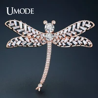 umode vintage dragonfly brooches for women jewelry fashion insect hijab pins christmas gifts banquet weddings accessories ux0016