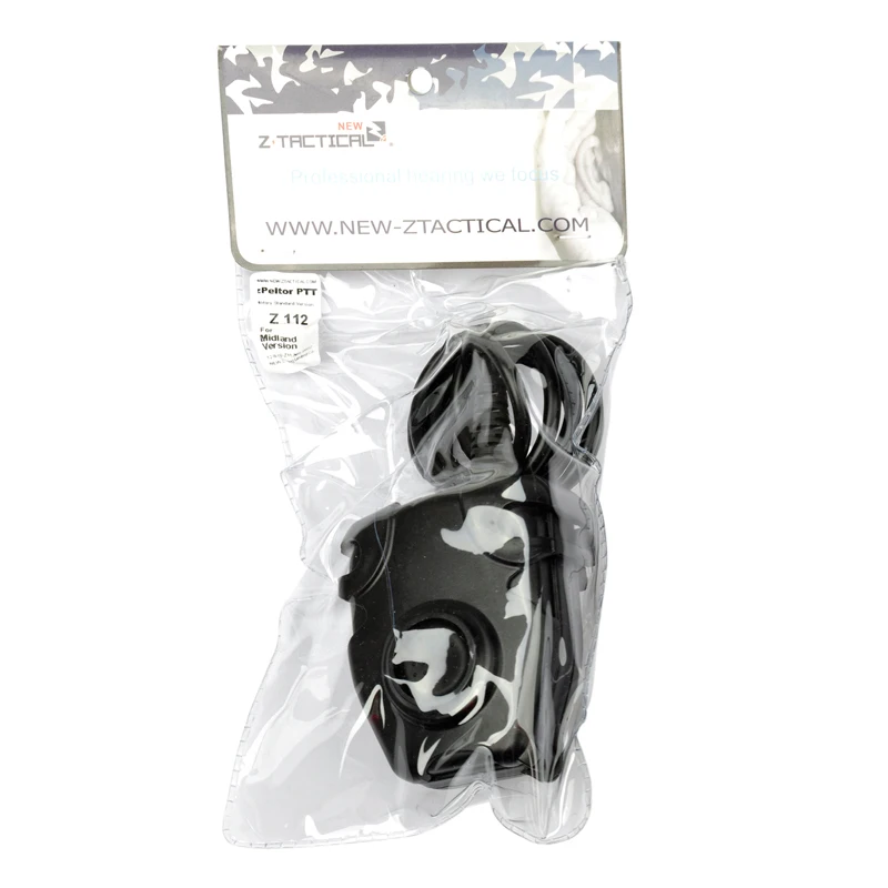 

Z-Tactical Bowman Elite II Military Headset PTT For Motorola Kenwod Icom Midland Radio Phone Z112 for Wargame