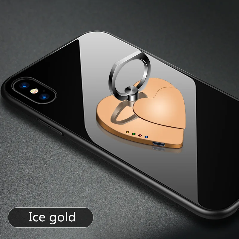 Золотой Креативный дисплей с батареей сигарета с зарядкой от USB Зажигалка Love мобильный телефон кронштейн дуга импульсная зарядка Зажигалка отчет - Цвет: Золотой