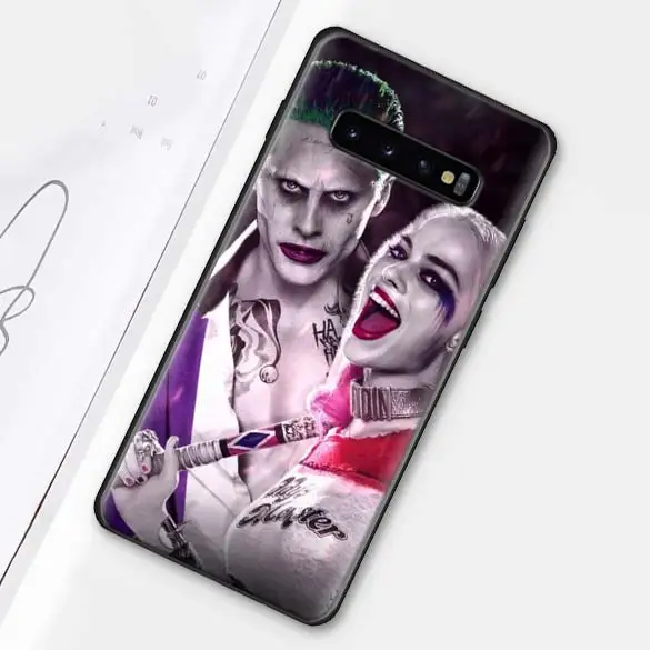 015 "," Харли Квинн "," Джокер "Черный силиконовый чехол для samsung Galaxy S10 S10e S8 S9 плюс S7 A40 A50 A70 Note 8 9 чехол Крышка - Цвет: 015