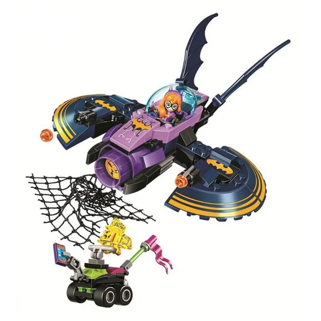 Super Bat girl Batjet Chase Hero совместим с 41230 моделями строительными блоками кирпичами Wonder