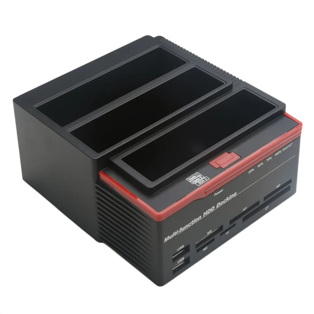 USB 3,0 до 2," 3,5" SATA IDE жесткий диск 3 слота HDD клон док-станция usb-хаб 2 ТБ 893U3ISC многоцелевой HDD док-станция