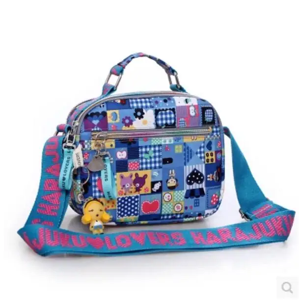 Сумочка куклы в стиле Харадзюку водонепроницаемая нейлоновая женская сумка на