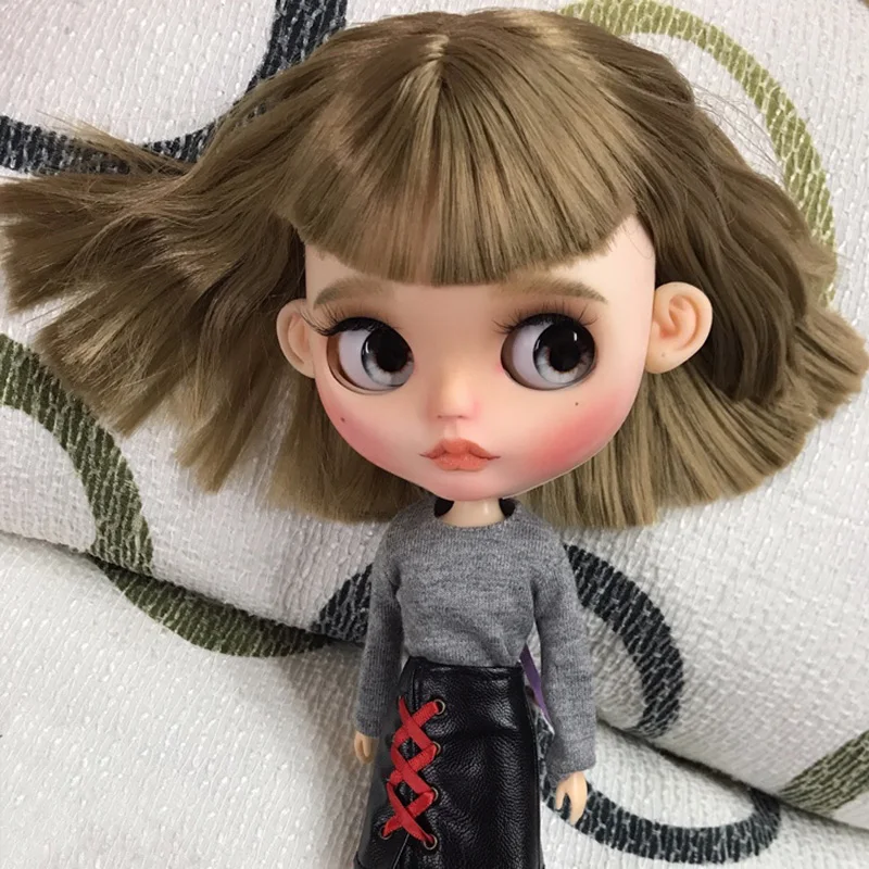 Кукла Blyth ICY DBS No.BL662 с коричневыми волосами и белым лицом Neo 1/6 BJD ob24 | Игрушки хобби