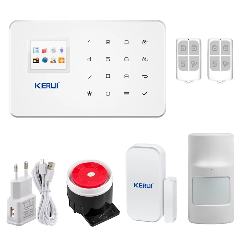 KERUI G18 Супер Тонкий GSM Сигнализации Системы Android IOS APP удаленной Дома сигнализация