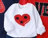 baby Одинаковая одежда для папы, папы, мамы и сына; одежда с вышивкой в виде сердечек для всей семьи; флисовые меховые рубашки для мамы и дочки - Цвет: baby