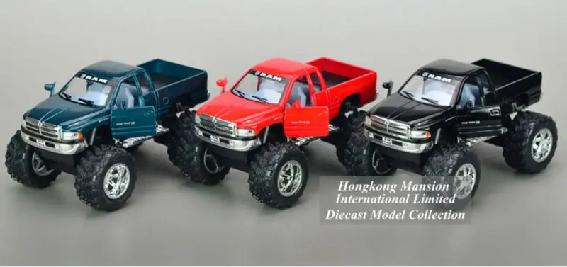 Модель автомобиля Bigfoot 1:36 литый под давлением из металлического сплава для DODGE RAM